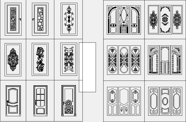 15 طرح درب سی ان سی