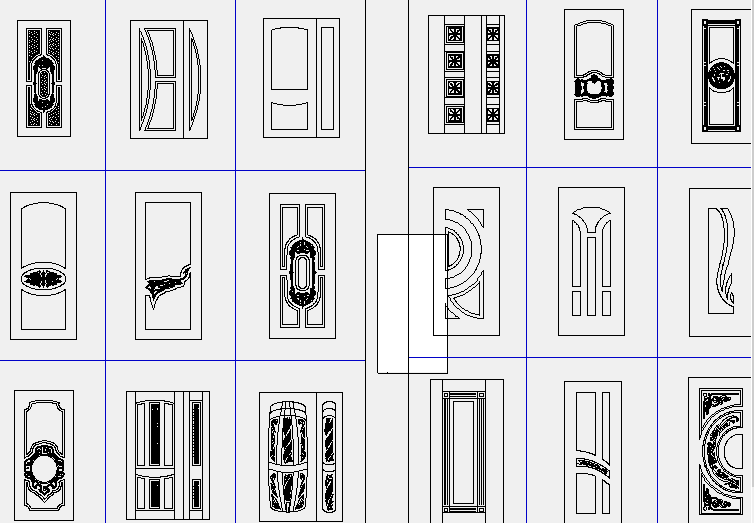18طرح درب ورودی برای سی ان سی