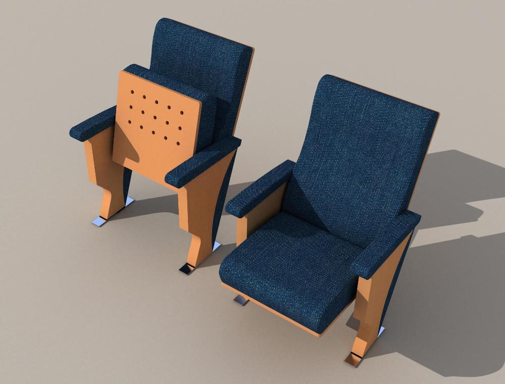 مدل سه بعدی ازصندلی تاشوی آمفی تأترو سالن اجتماعات با فرمتهای max و dwg