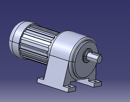 فایل STP موتور گیر بکس جهت طراحی دستگاه