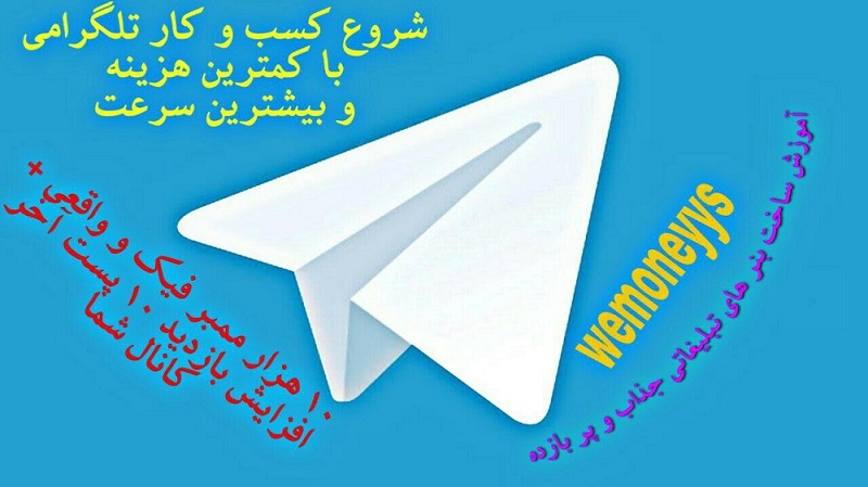 10هزار ممبر تلگرام فقط 25000 تومان (مخصوص شروع کسب وکار تلگرامی)