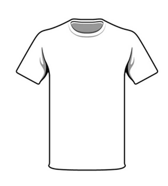 الگو تی شرت مردانه سایز s