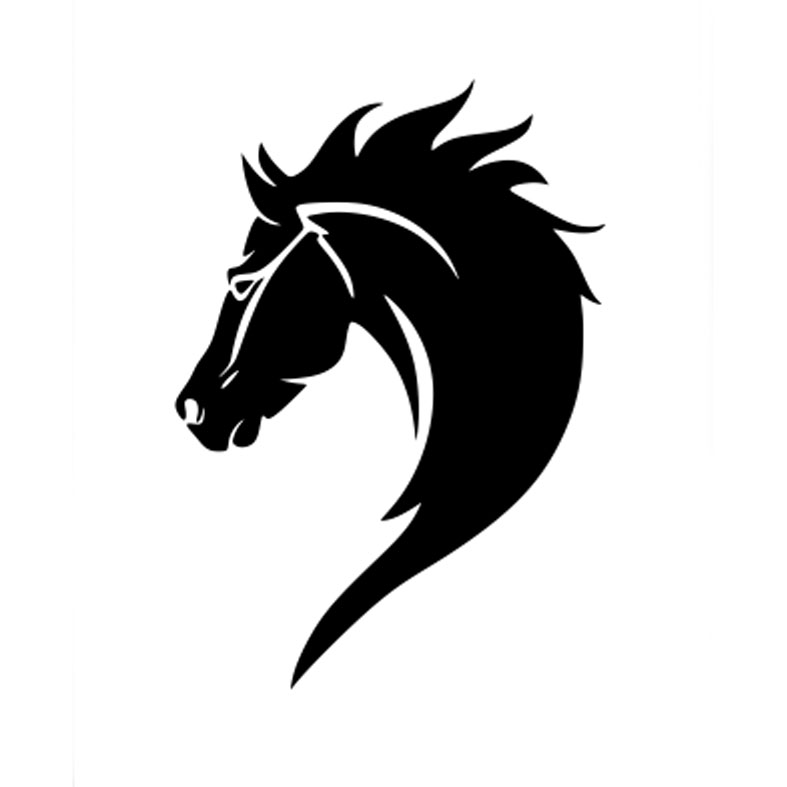 وکتور لایه باز سر اسب (فایل کورلی)