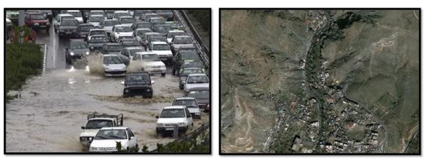 مطالعه، آسیب و مدیریت سیلاب های شهر تهران