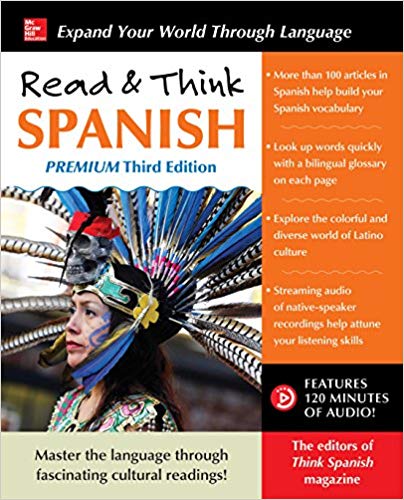 خرید و دانلود pdf  کتاب زبان اسپانیایی Read & Think Spanish, Premium Third Edition