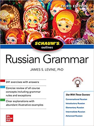 پیشنهاد ویژه خرید و دانلود کتاب آموزش گرامر زبان روسی Schaums Outline of Russian Grammar, Third Edition