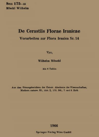 دانلود کتاب De Cerastüs Florae Iranicae