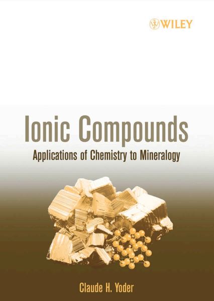 دانلود کتاب Ionic Compounds Applications of Chemistry to Mineralogy