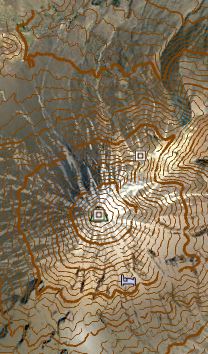 دانلود نقشه تپوگرافی سه بعدی دماوند