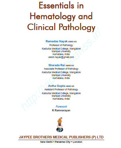 دانلود کتاب Essentials in Hematology and Clinical Pathology