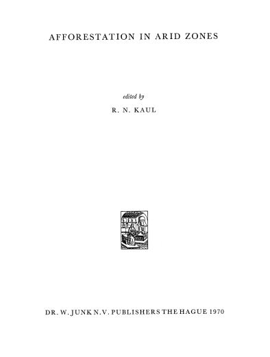 کتاب جنگلکاری در مناطق خشک