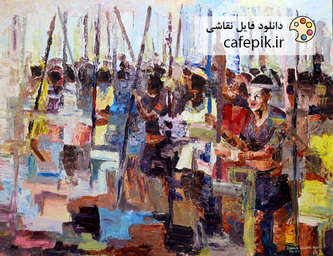 دانلود تابلو نقاشی مدرن شماره 1016
