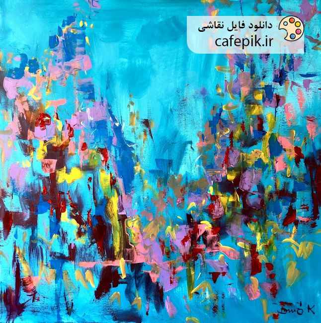 دانلود تابلو نقاشی مدرن شماره 1090