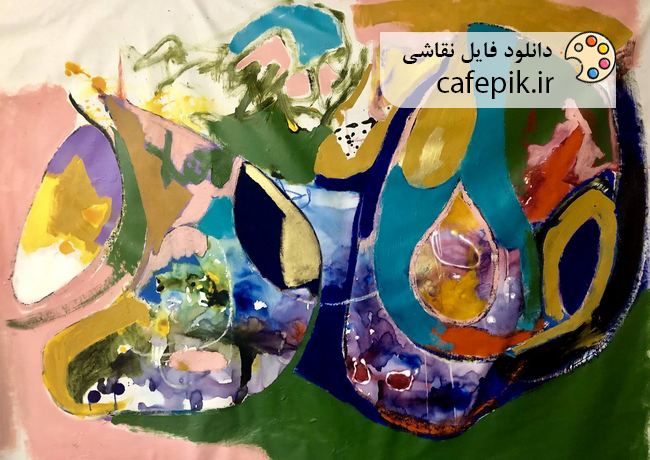 دانلود تابلو نقاشی مدرن شماره 1100