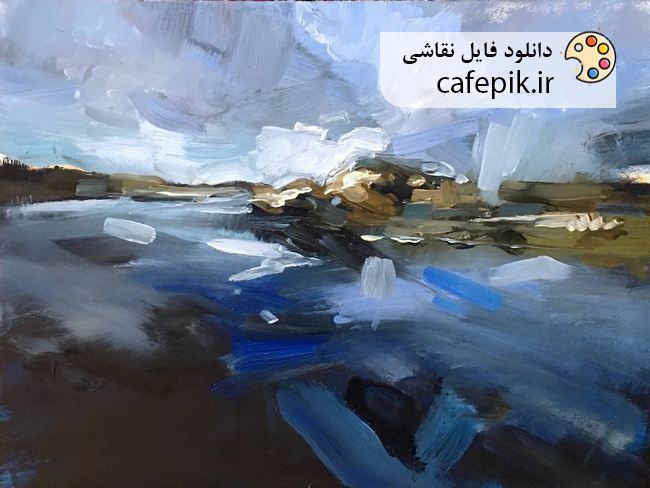 دانلود تابلو نقاشی مدرن شماره 1102