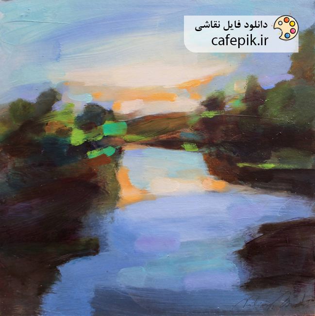 دانلود تابلو نقاشی مدرن شماره 1134