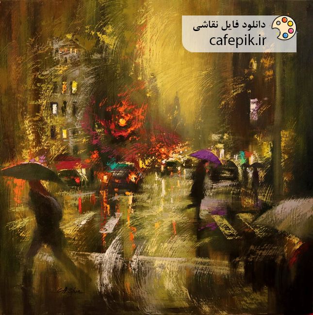 دانلود تابلو نقاشی مدرن شماره 1171