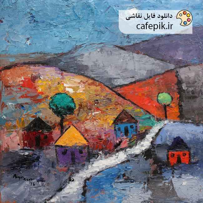 دانلود تابلو نقاشی مدرن شماره 1177