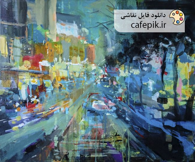دانلود تابلو نقاشی مدرن شماره 1206