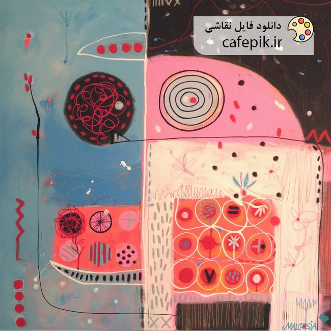 دانلود تابلو نقاشی مدرن شماره 1218