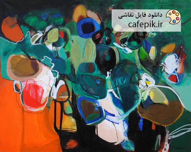 دانلود تابلو نقاشی مدرن شماره 1300