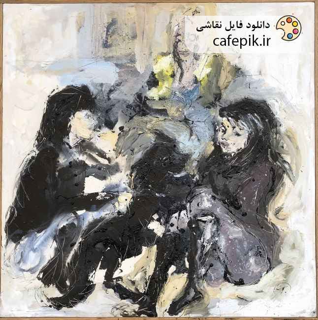 دانلود تابلو نقاشی مدرن شماره 1338