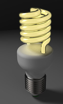 مدل لامپ کم مصرف در کتیا