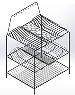 طراحی مدل جاظرفی در سالیدورک