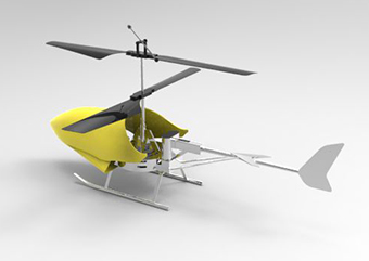 طراحی هلیکوپتر اسباب بازی در catia
