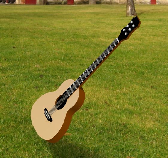 طراحی گیتار در کتیا