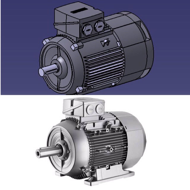 پروژه آماده طراحی الکتروموتور زیمنس در کتیا