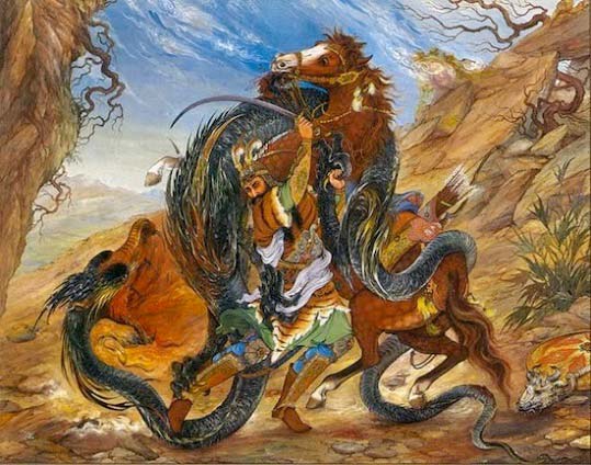 مقاله هفت‌خوان رستم