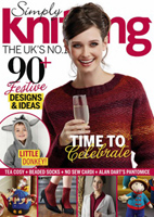 مجله بافتنی Simply Knitting دسامبر ۲۰۱۵