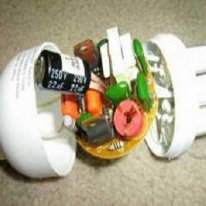 آموزش تعمیر لامپ کم مصرف