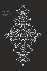 طرح ترنج اسلیمی 303
