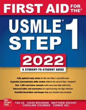 First Aid for the USMLE Step 1 2022, Thirty Second Edition 32nd Edition
