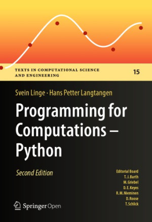 Programming For Computations - Python: A Gentle Introduction To Numerical Simulations With Python 3.6