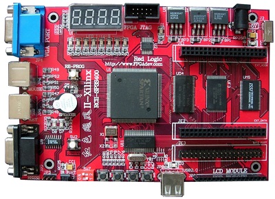 نمونه کدها و راهنمای کامل XILINX XC3S400 FPGA