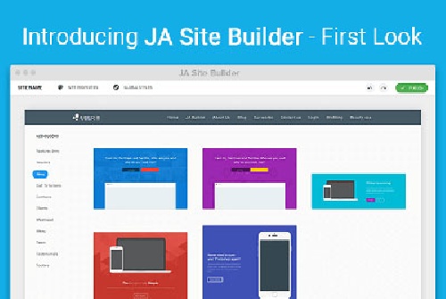صفحه ساز پیشرفته جوملا JA Builder PRO