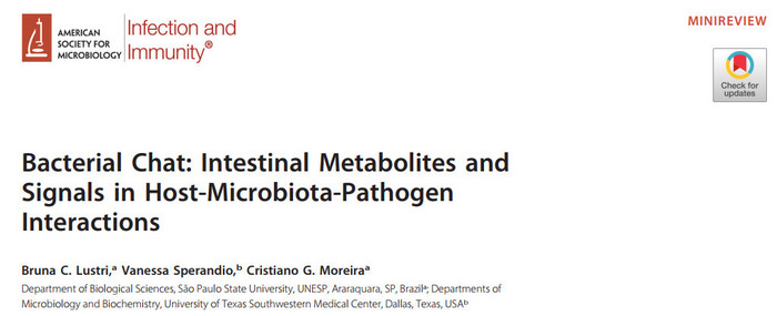گپ باکتریایی: متابولیت های روده‌ای و سیگنال‌های موجود در میزبان - میانکنش های میکروبیوتا-پاتوژن