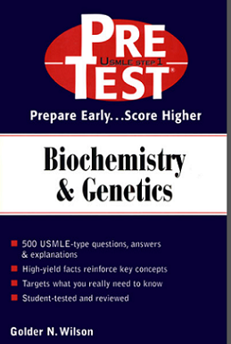 Biochemistry and Genetics PreTest Self-Assessment and Review کتاب کتاب تست با پاسخ تشریحی بیوشیمی و ژنتیک ویلسون