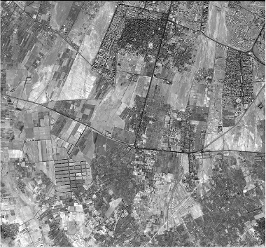 تصویر ماهواره ای رزولوشن بالای آیکنوس کرج (بخشهایی از شهر ملارد)
