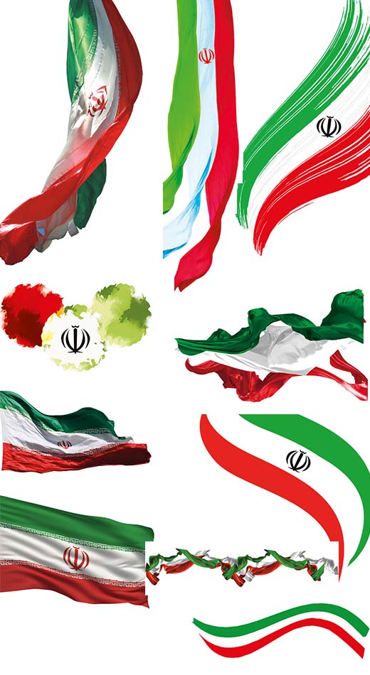 مجموعه 25عددی پرچم ایران