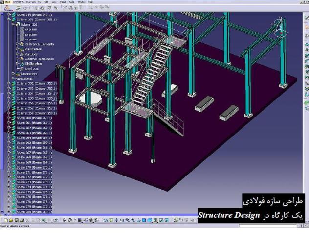 طراحی سازه و نحوه اضافه کردن مقطع دلخواه در CATIA Structure Design