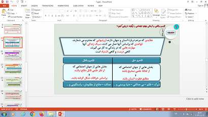 پاورپوینت ارزیابی جهان های اجتماعی درس هفتم جامعه شناسی دهم