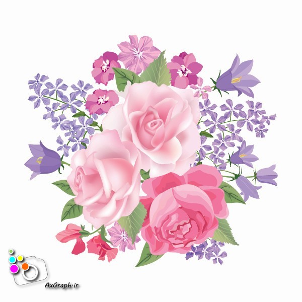 وکتور دسته گل -کد 202