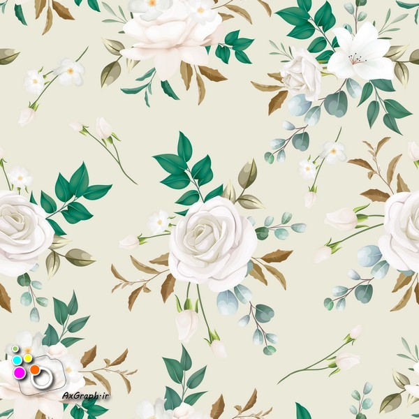 وکتور گل گلیِ رز -کد 270