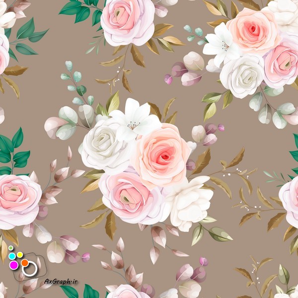 وکتور گل گلیِ رز -کد 273