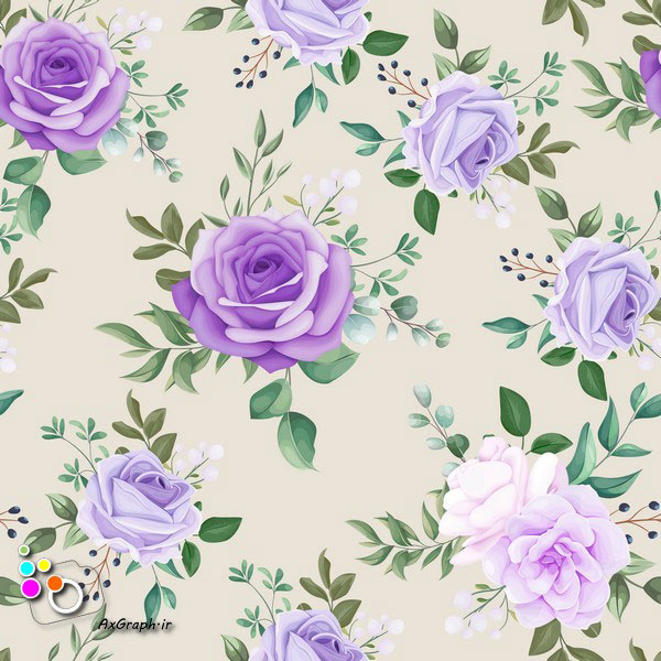وکتور گل گلیِ رز -کد 277