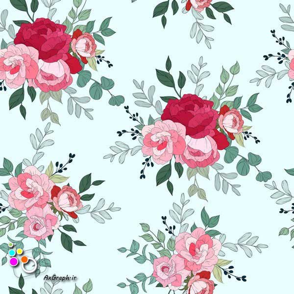 وکتور گل گلی ِ رز -کد 293